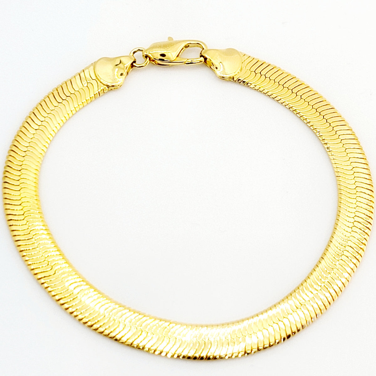 IsabelleFa Yellow Gold Flix.Flex 9mm Rectangular Collar