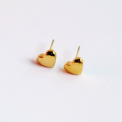 Heart Stud Earrings